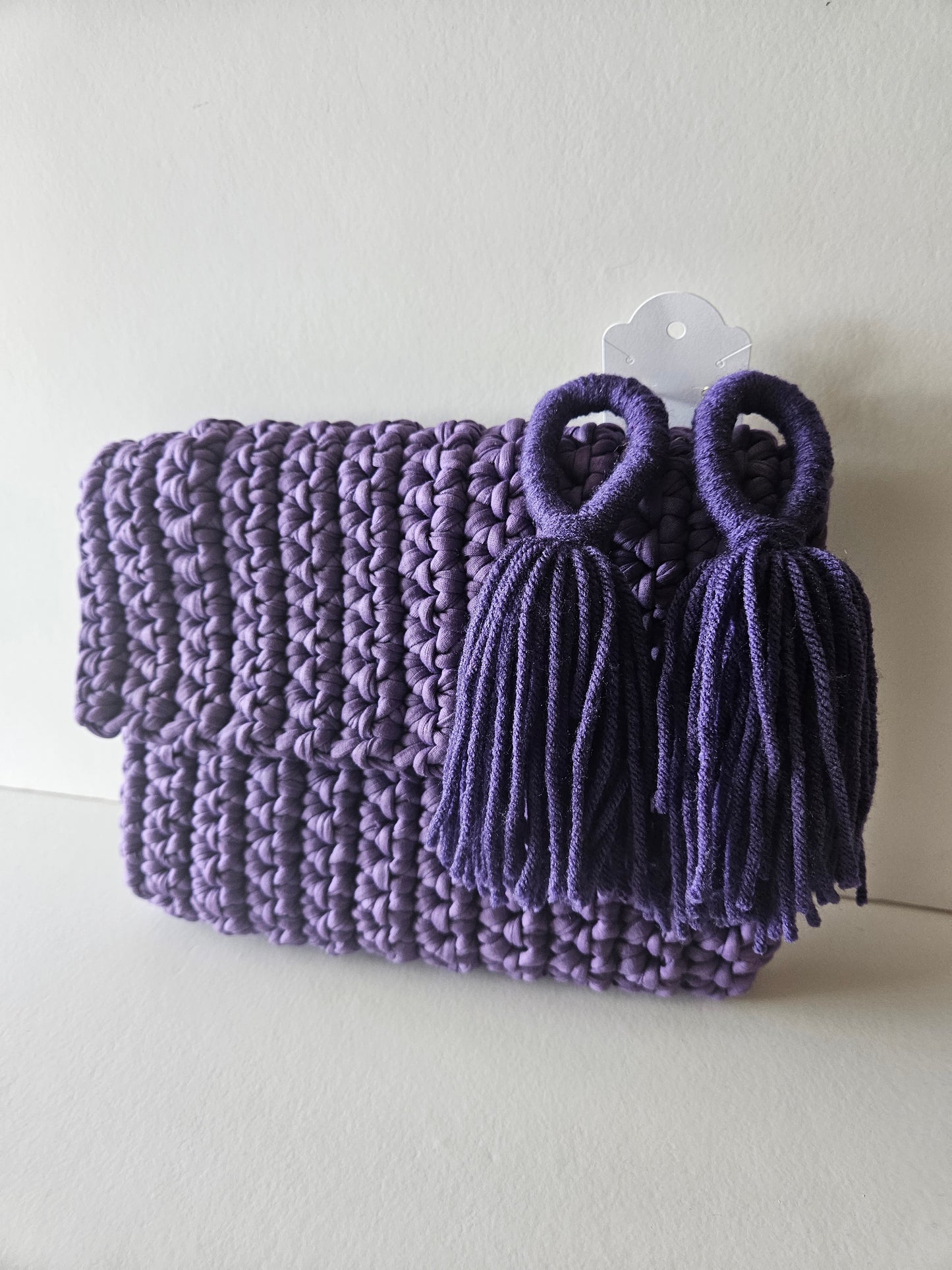 Purple Clutch Bag Set